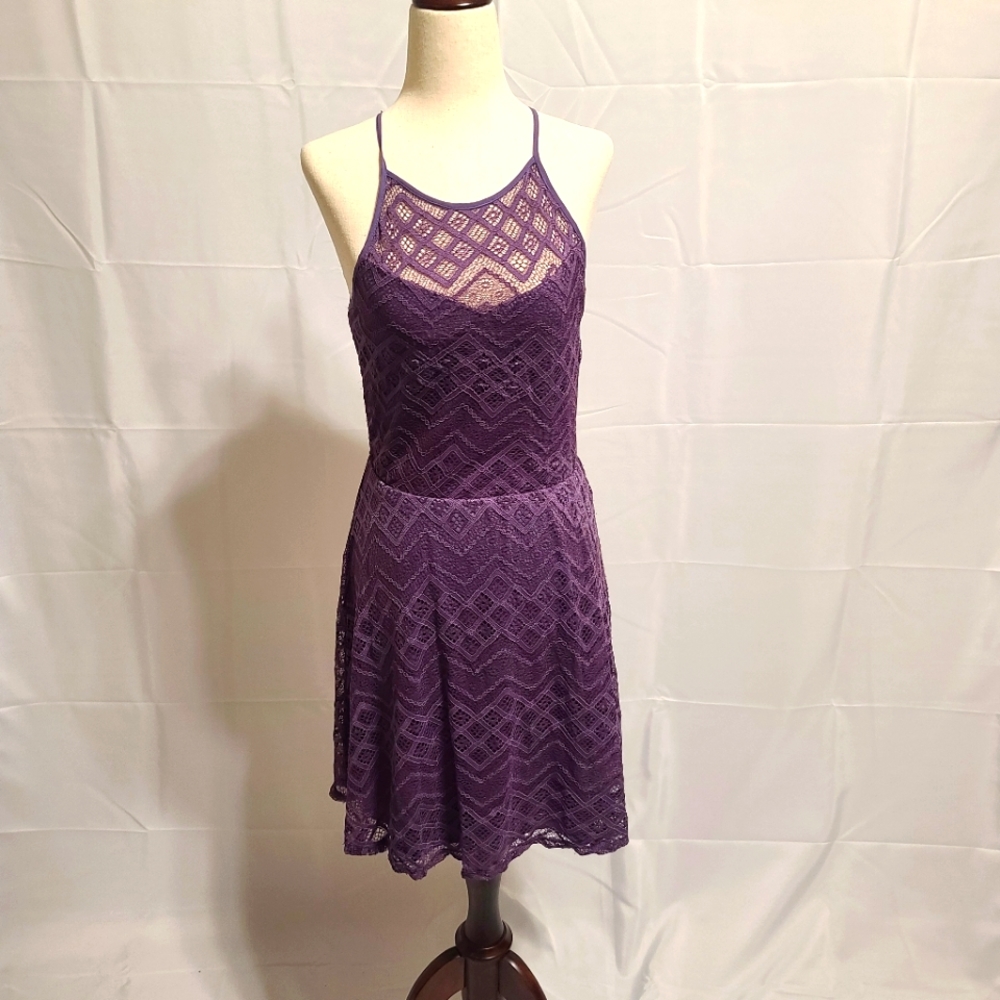 Miami Purple lace dress size small